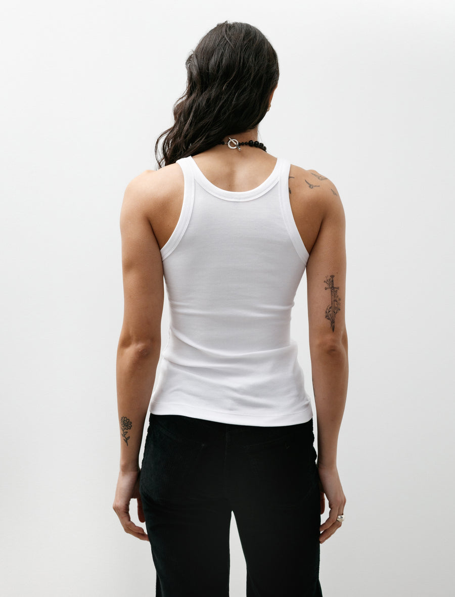 Curved Rib Tank White - Image 4