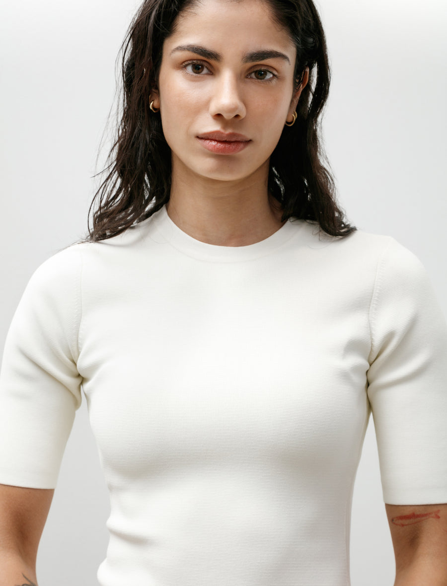 Twinflower Tee Dress Ecru - Image 3