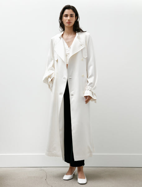 toteme satin trench dress Totme Satin Trench Dress