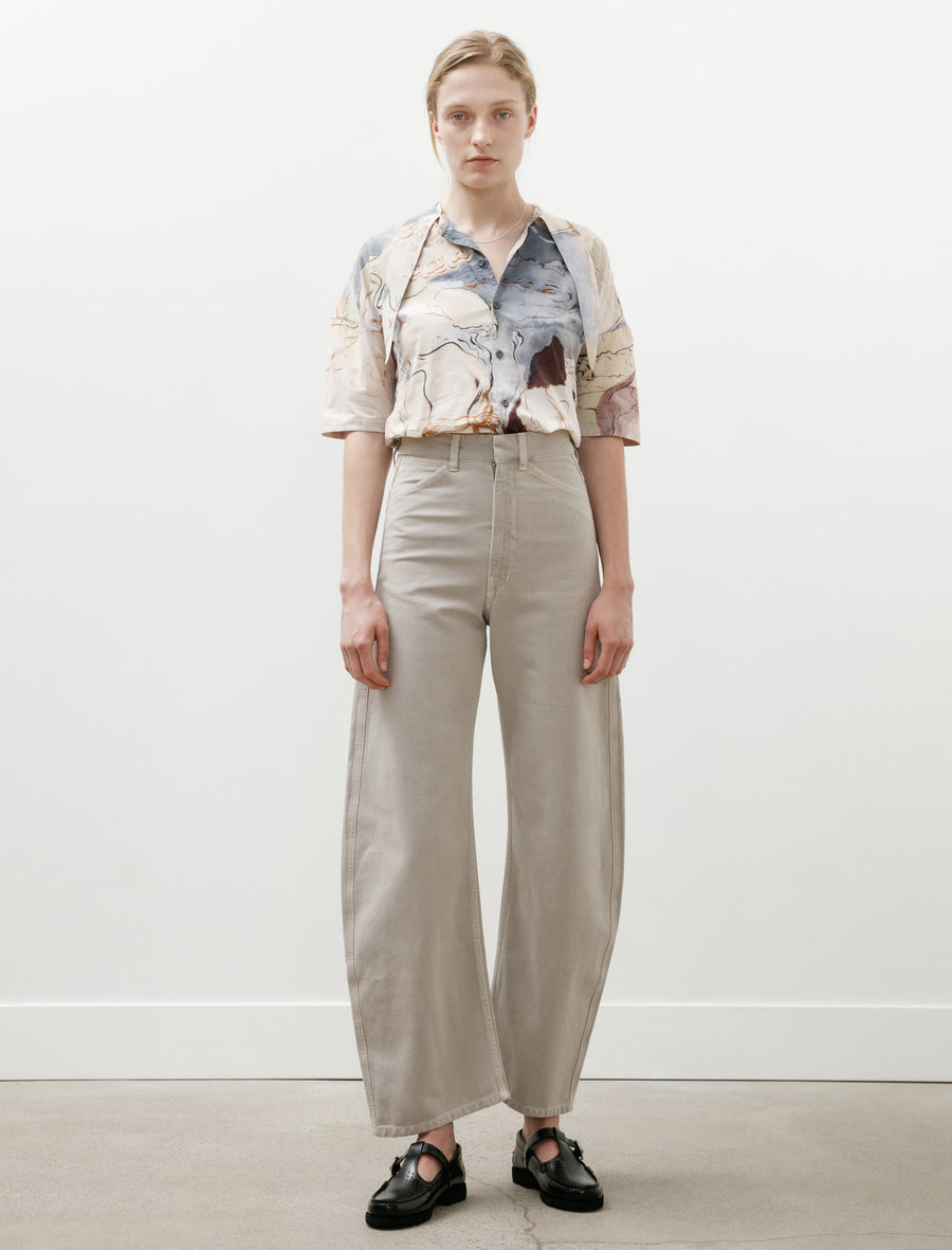 High Waisted Curved Pants Moonstone - Image 1