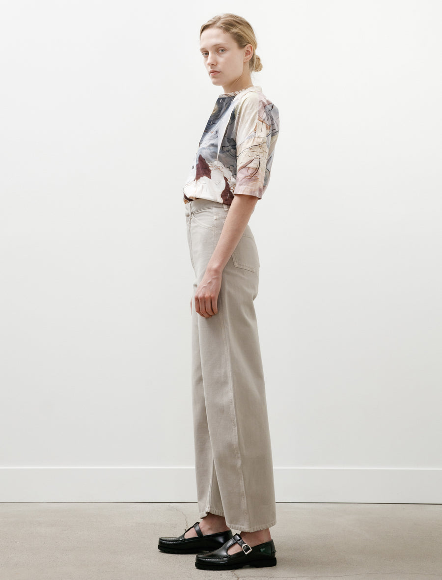 High Waisted Curved Pants Moonstone - Image 3