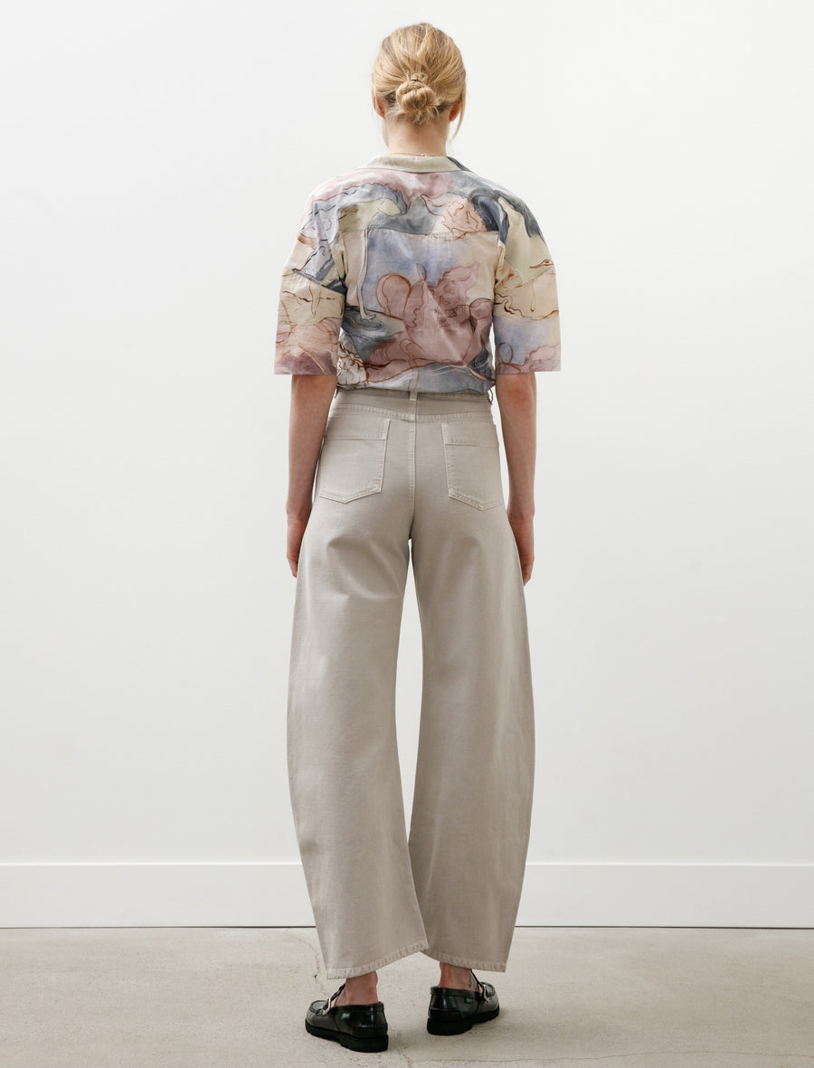 High Waisted Curved Pants Moonstone - Image 2