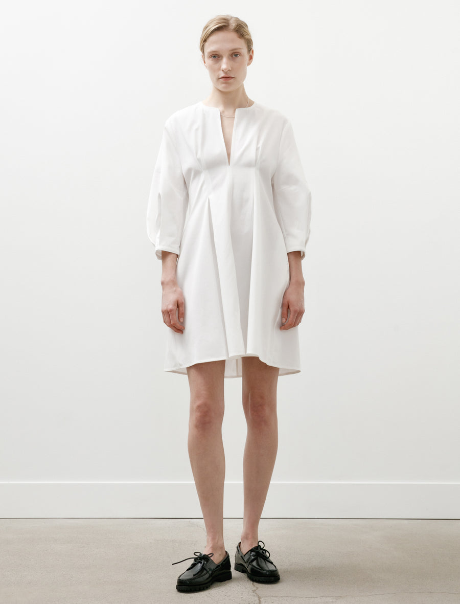 toteme white dress Toteme Balloon Sleeve Cotton Dress White – Neighbour