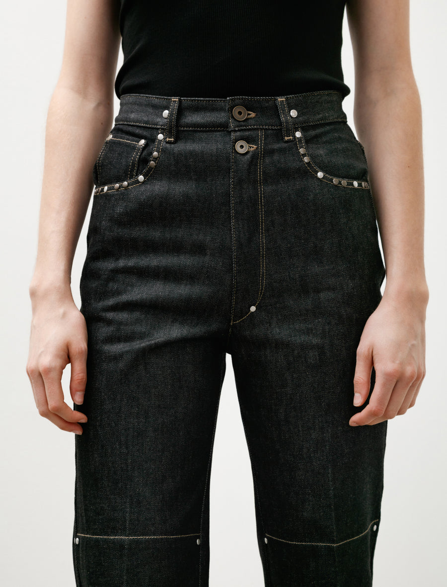 High Waisted Straight Pants Slate - Image 5