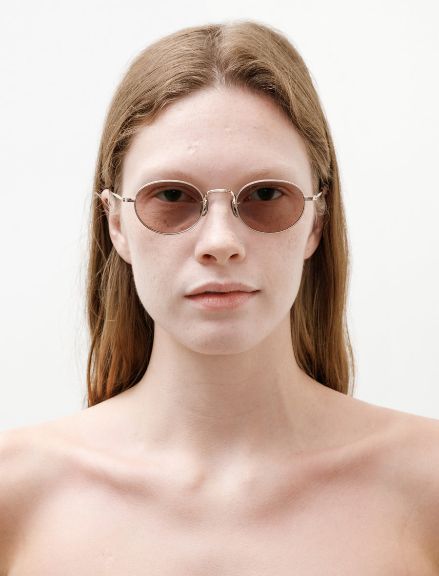 Wire Frame Sunglasses 003 Antique Gold - Image 2