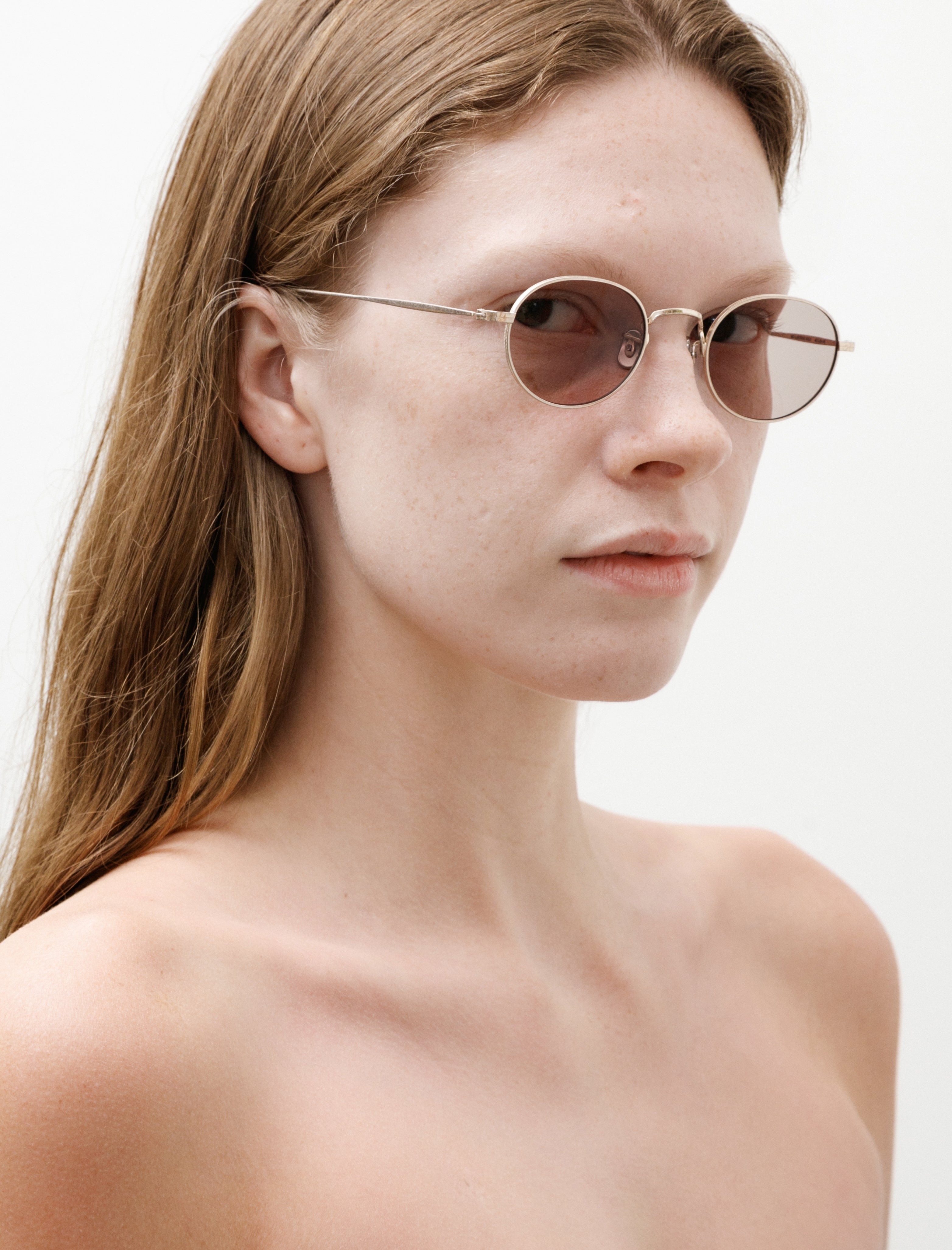 Auralee Wire Frame Sunglasses 003 Antique Gold
