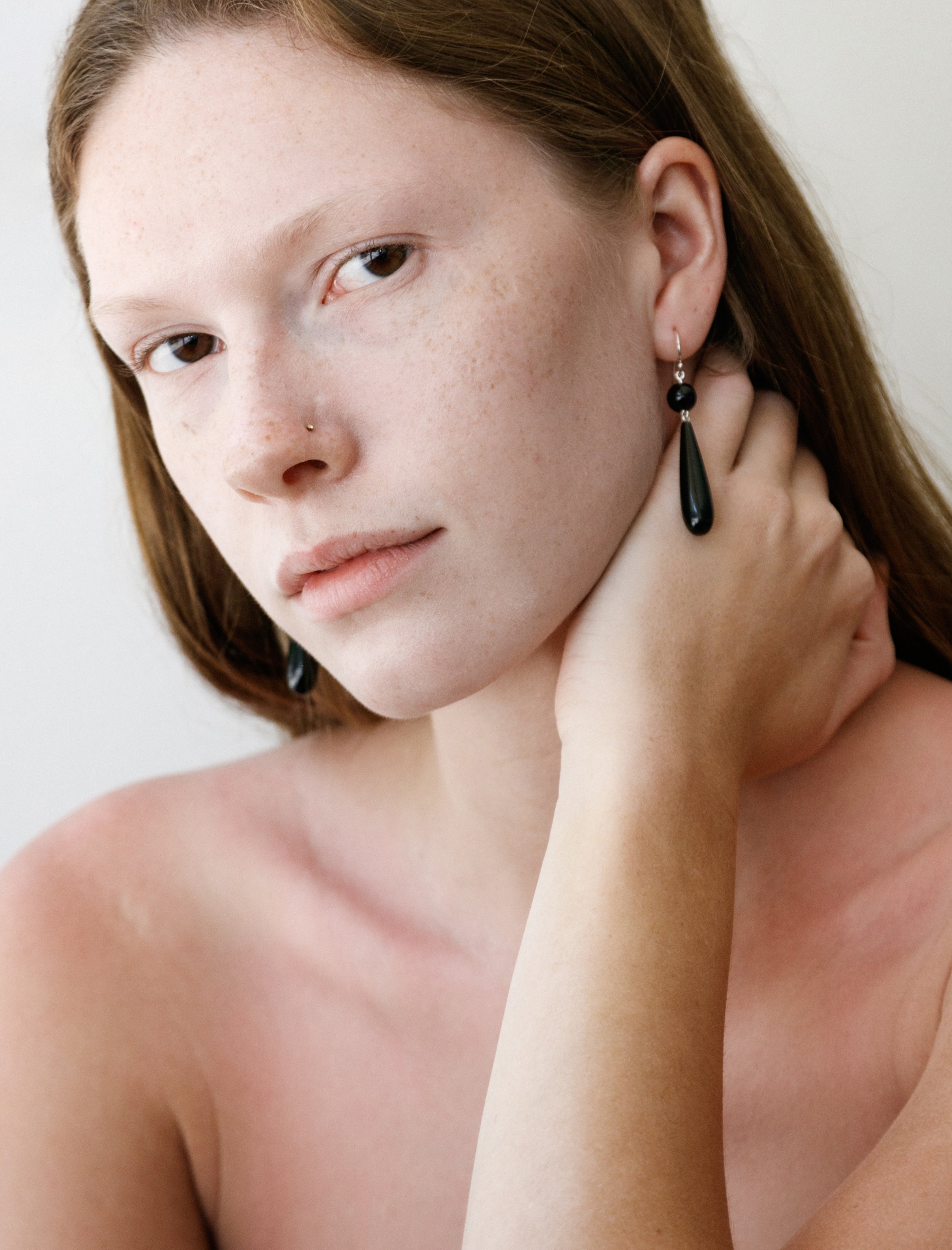 Sophie Buhai Isadore Earrings Onyx