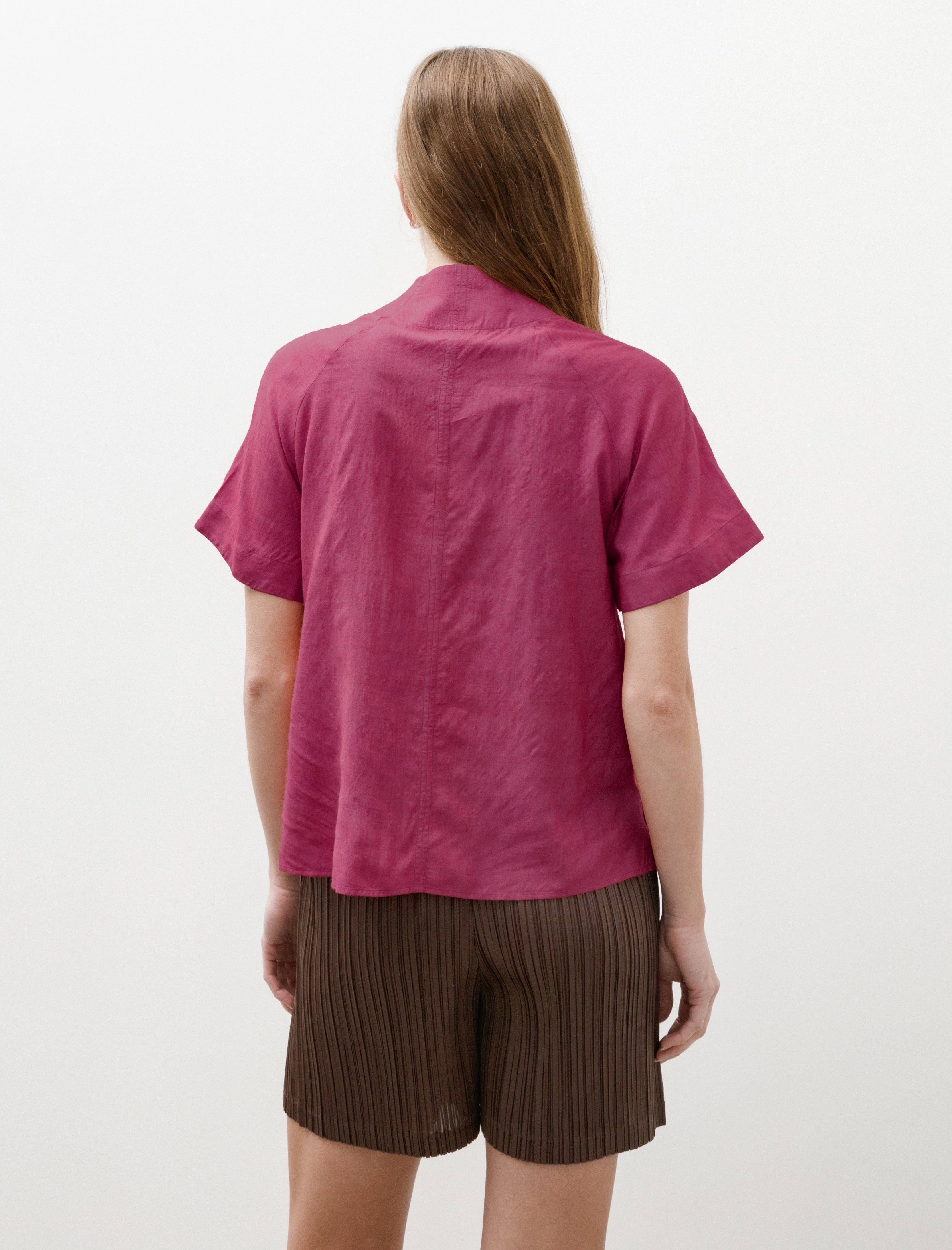 SeventyFive Brownie Shirt Fuchsia/Peach