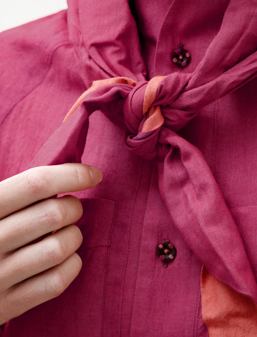 Brownie Shirt Fuchsia/Peach - Image 6