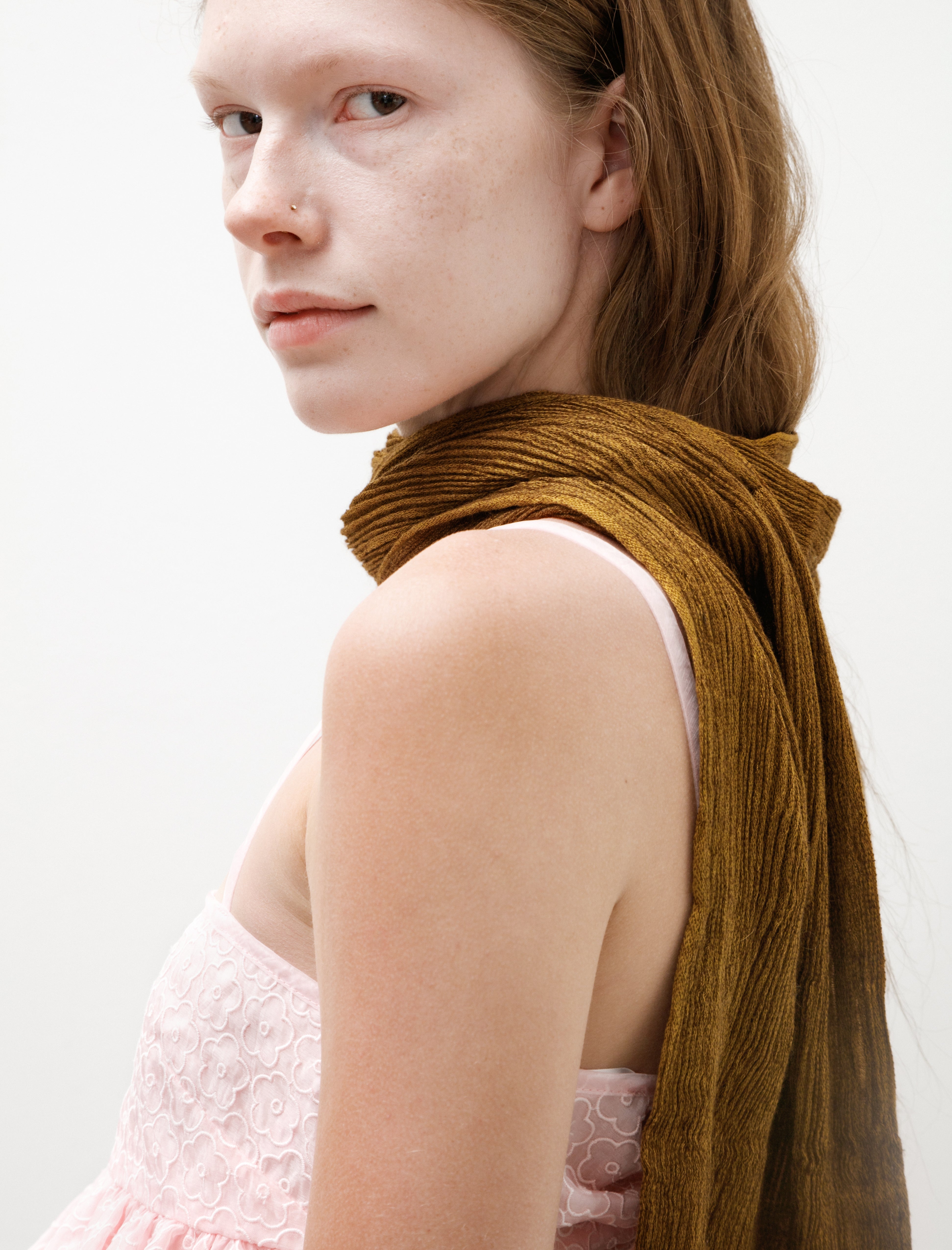 Norlha Feather Ripple Scarf Nutshell