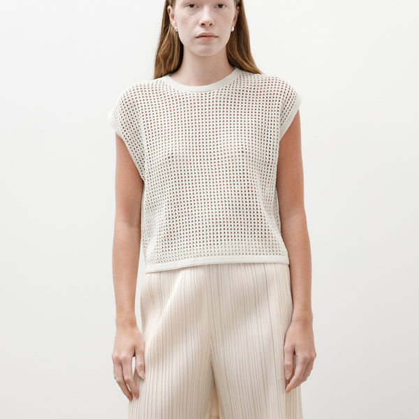 Pleats Please by Issey Miyake Fishnet Knit Ivory – Neighbour