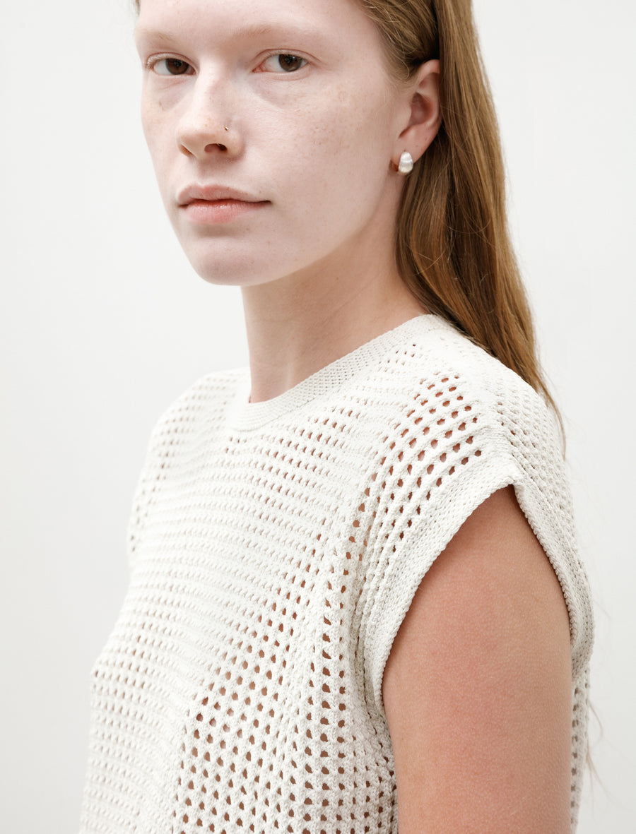 Fishnet Knit Ivory - Image 3