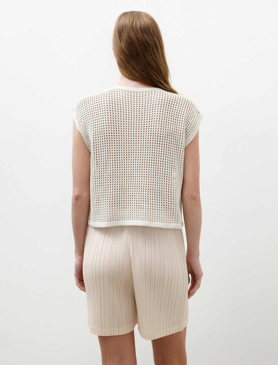 Fishnet Knit Ivory - Image 2