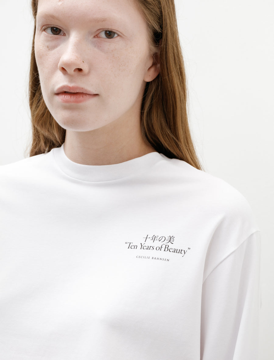 Lily T-Shirt Red/White - Image 3