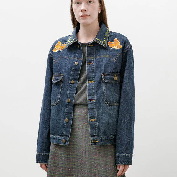 Needles Western Jacket パピヨン刺繍 Needles Papillon Embroidered Jean Jacket – Neighbour