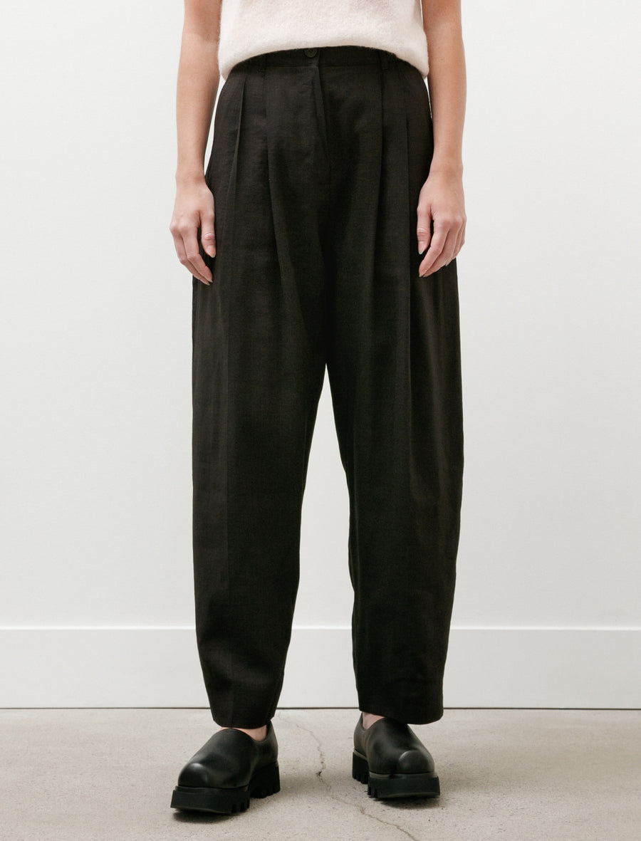 Acuna Trousers Herringbone Espresso - Image 4