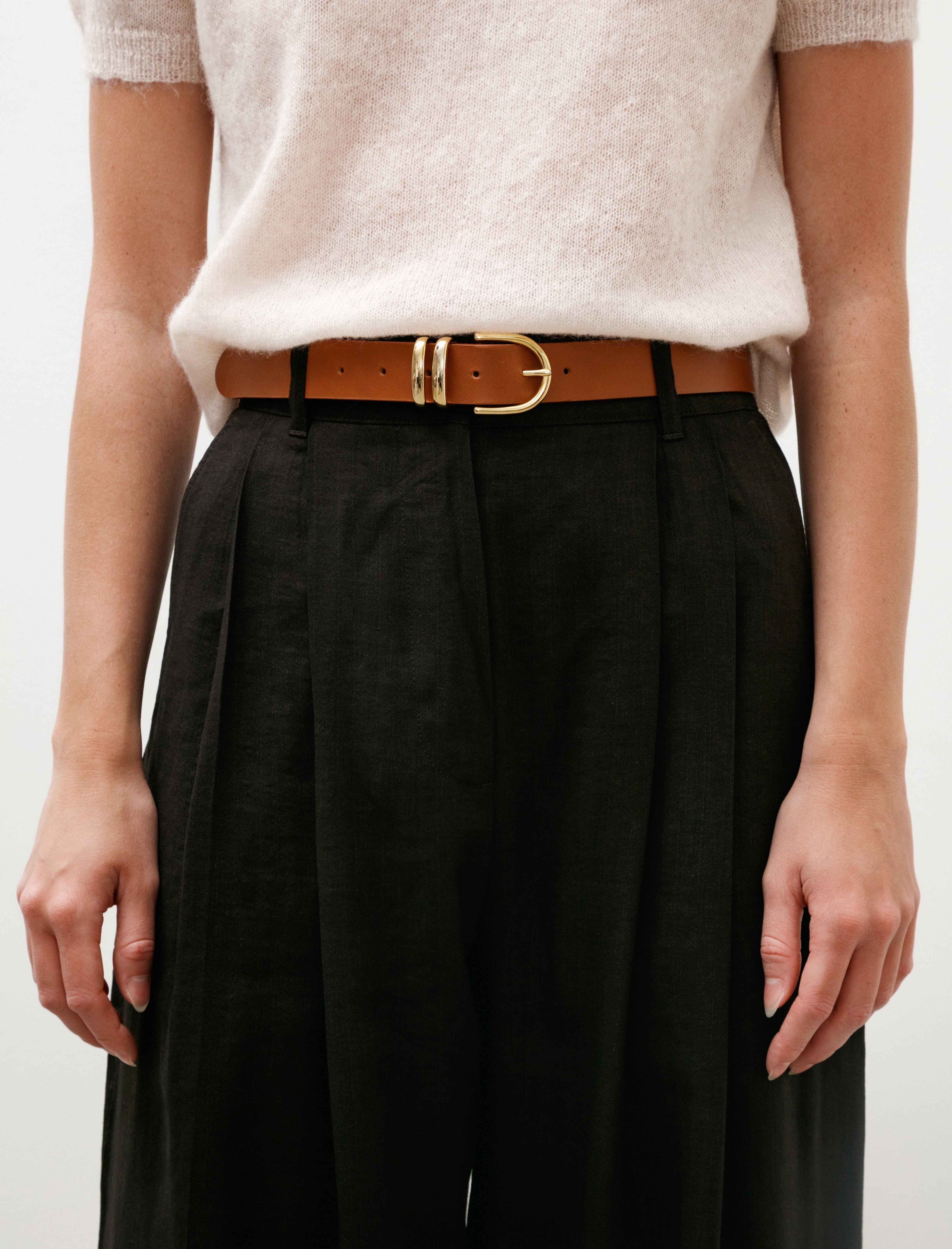 Ernie Palo Leather Belt Brown