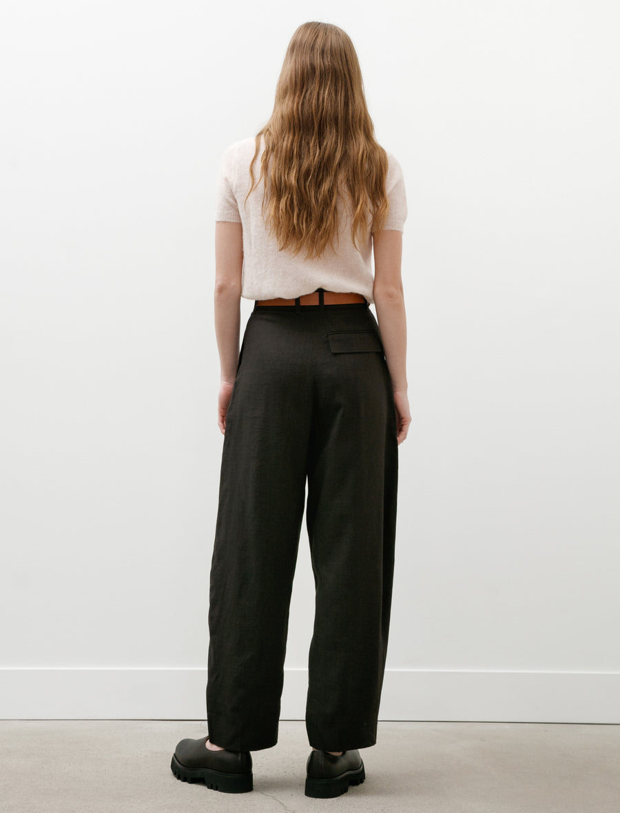 Acuna Trousers Herringbone Espresso - Image 2
