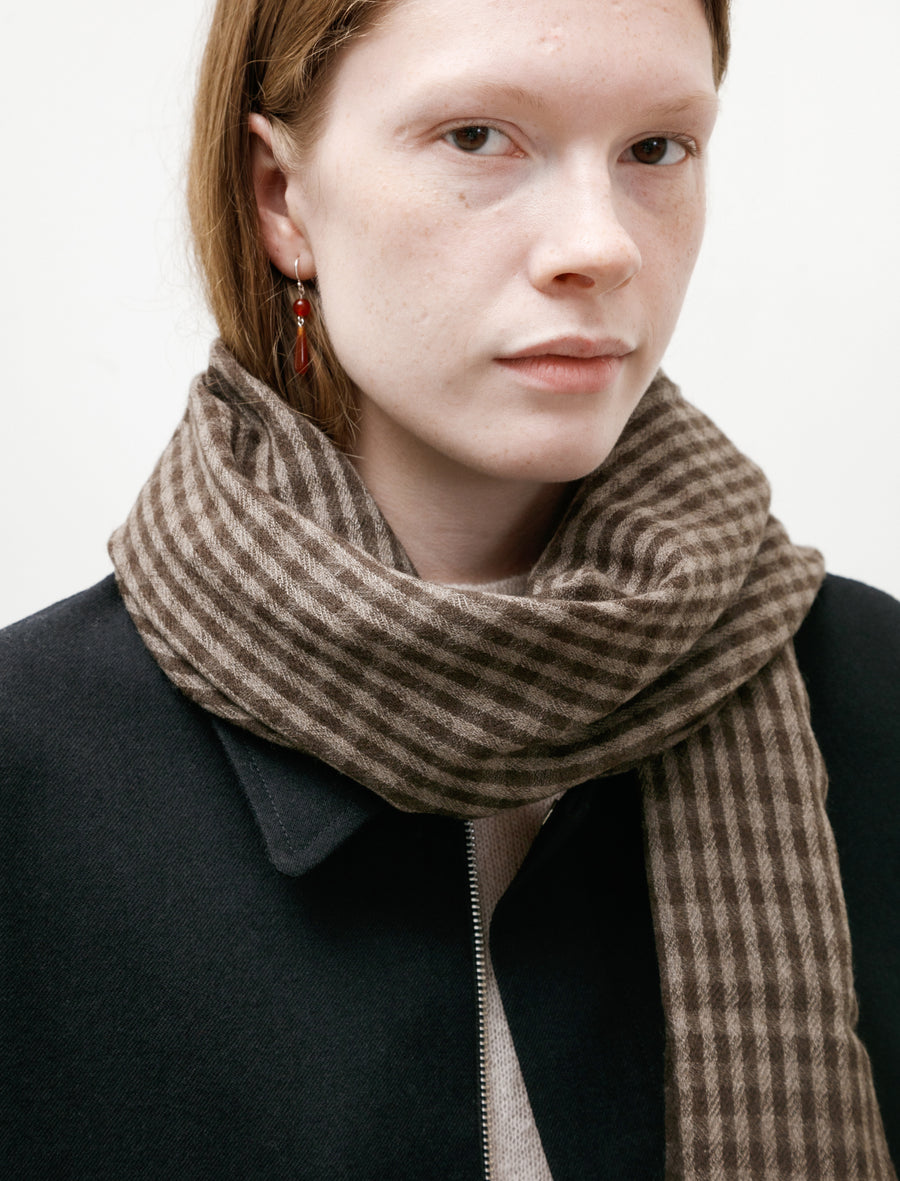 Prince Checks Scarf Naturals - Image 2