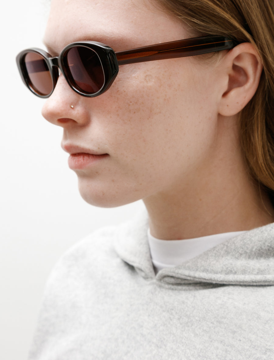 Sunglasses 002R Dark Brown - Image 4