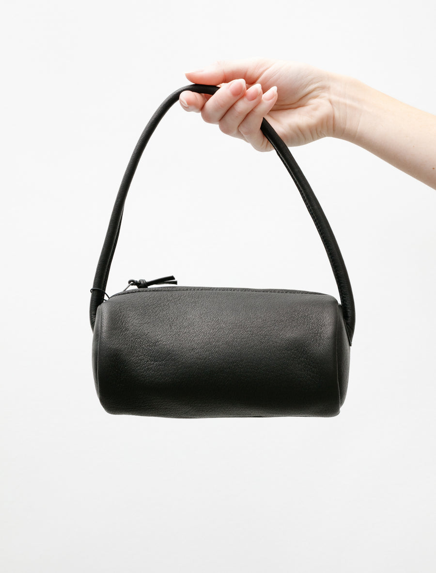 One Handle Cylinder Bag Black - Image 1