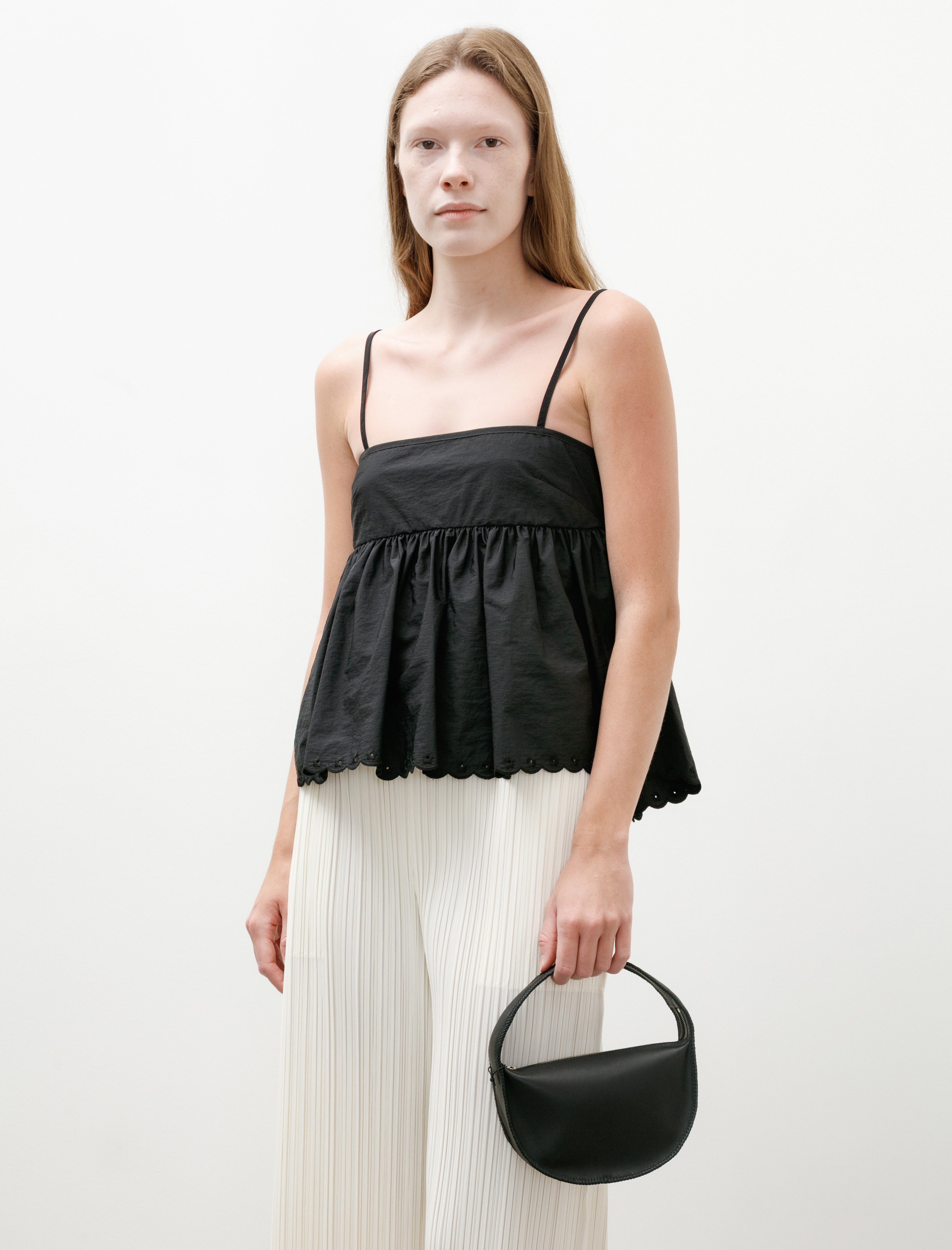 Aeta Half Moon Shoulder Bag Mini Black