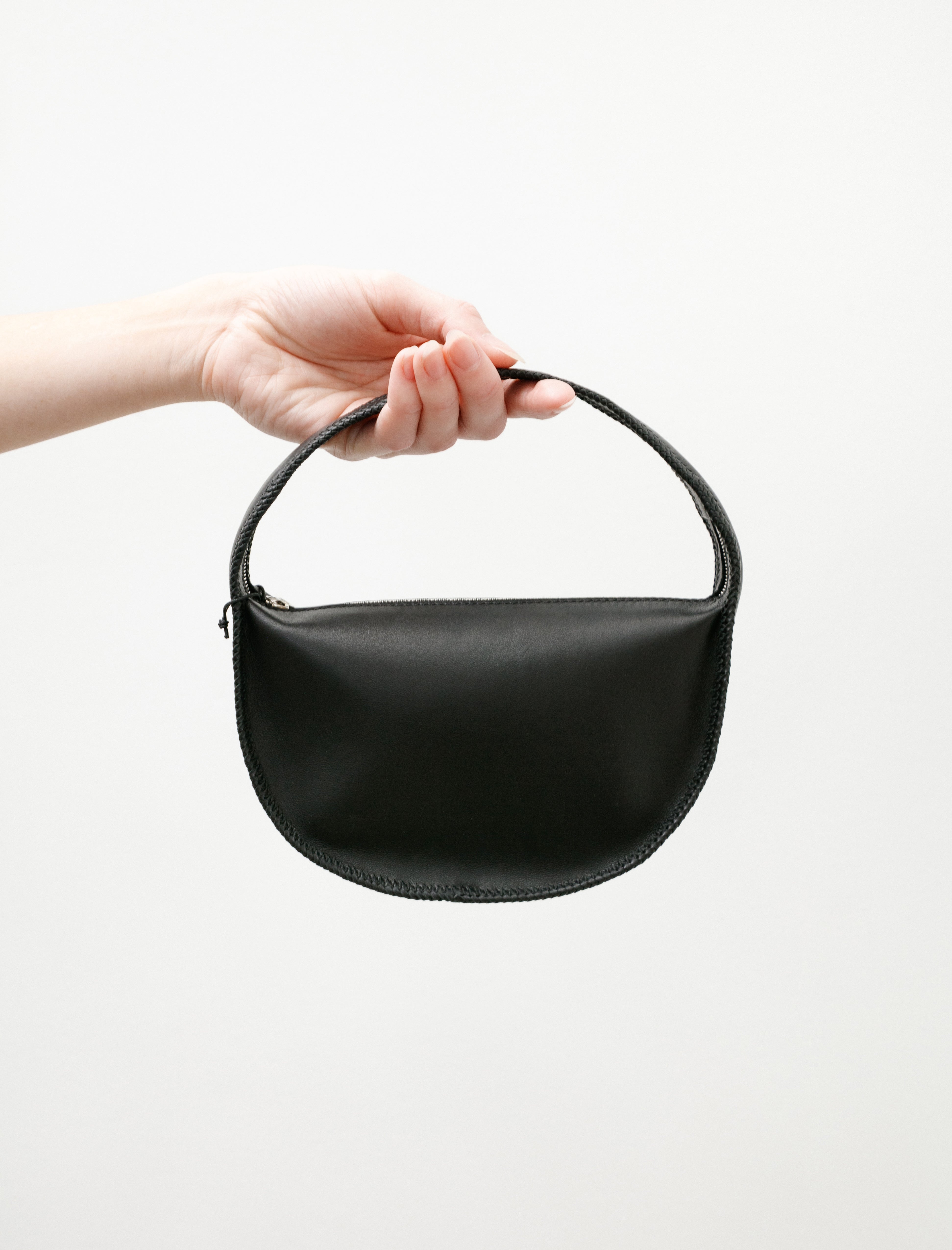 Aeta Half Moon Shoulder Bag Mini Black