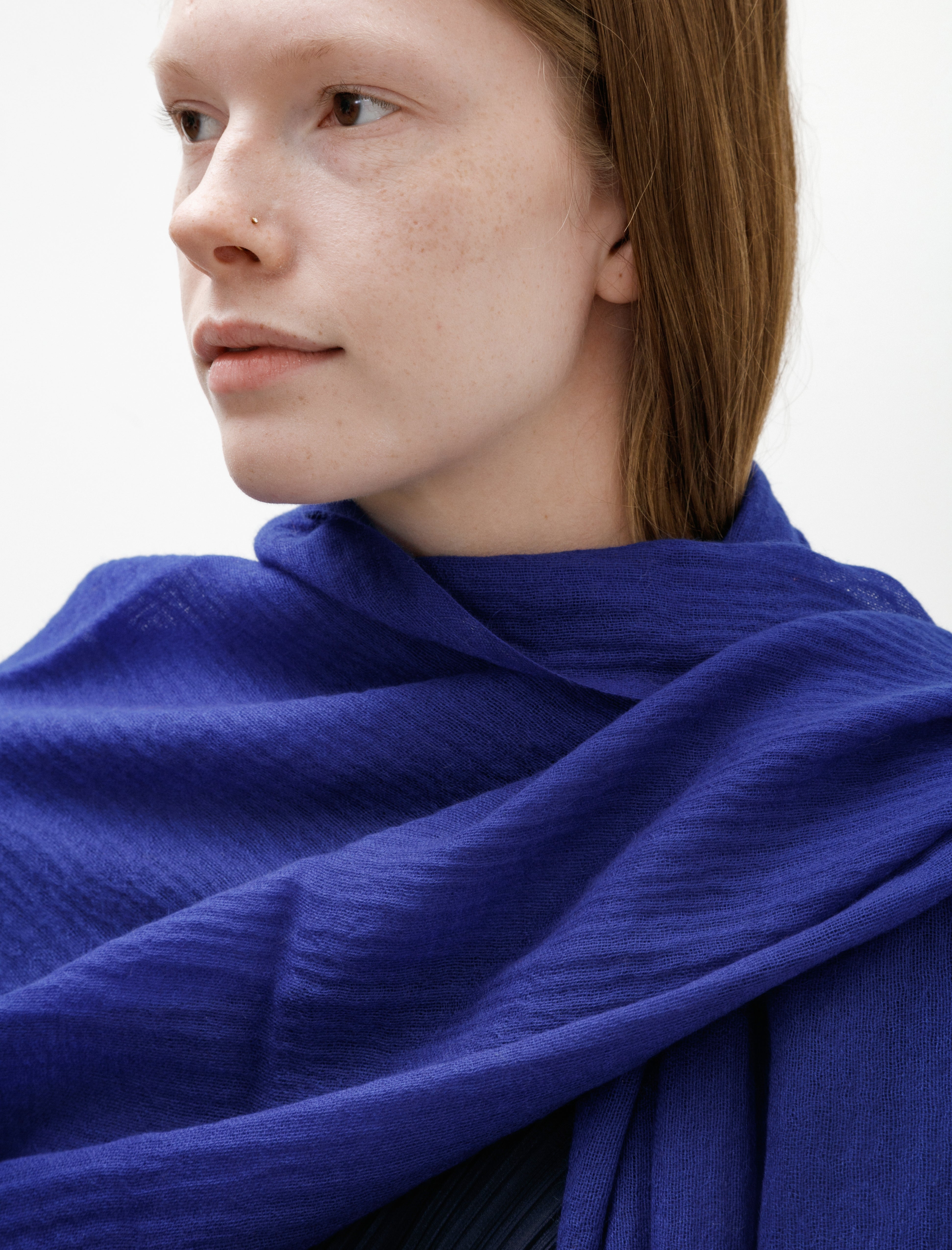 Norlha Dusk Light Scarf Royal Blue