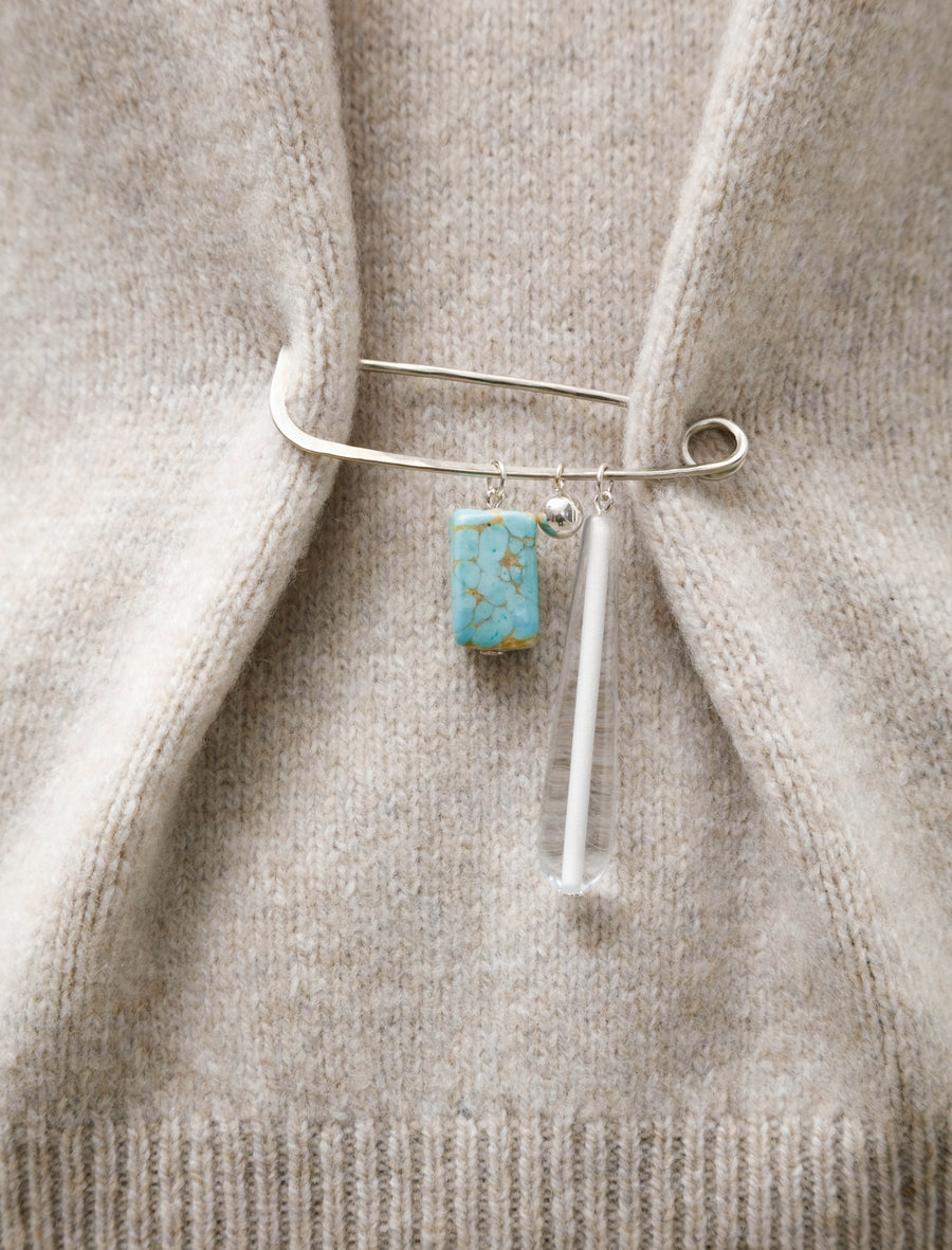Pull Brooch Turquoise - Image 4