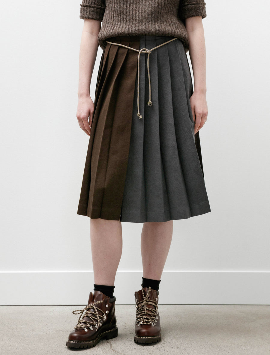 Kilt Skirt Navy and Orange - Image 2