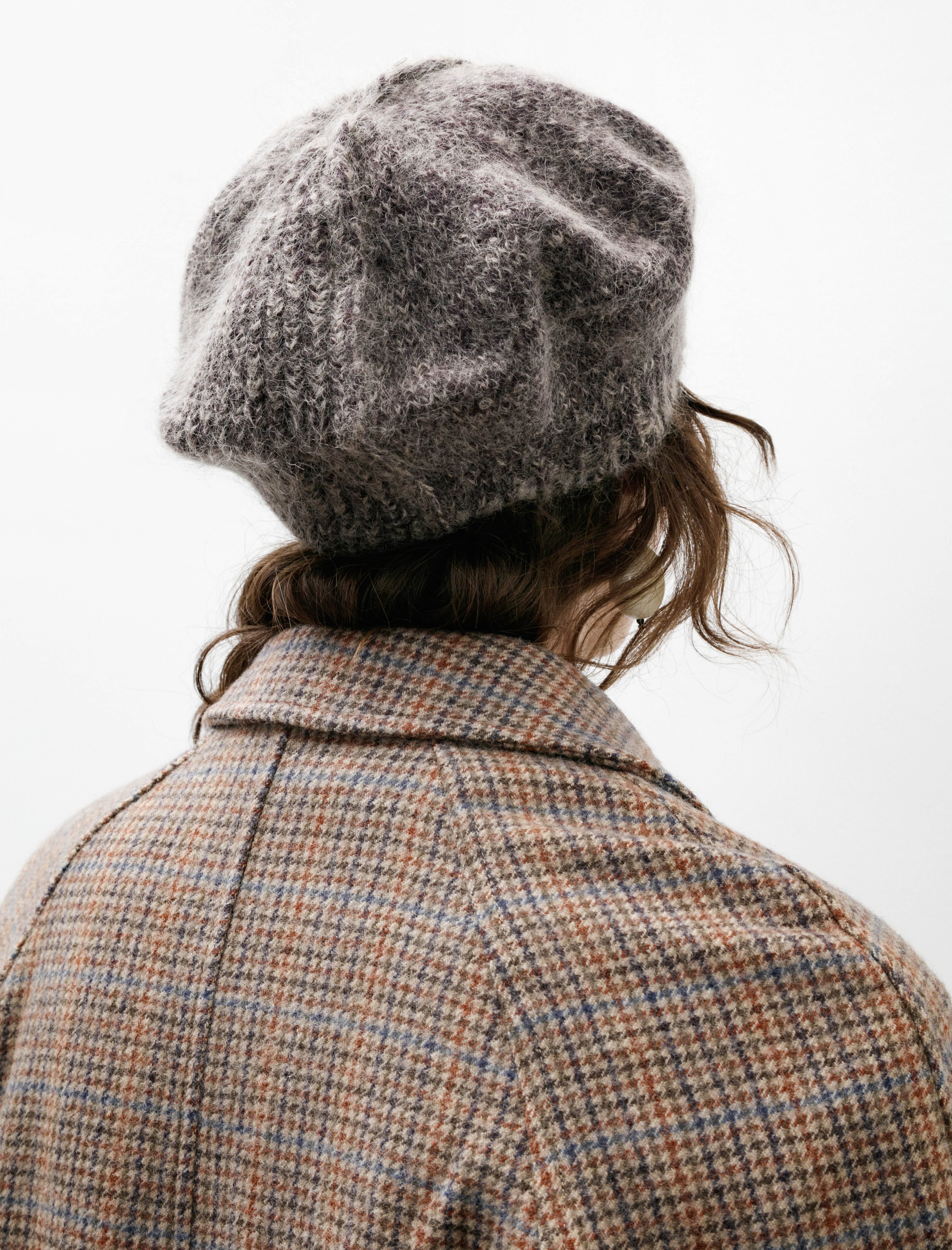 Y's by Yohji Yamamoto Patched Beret Beige