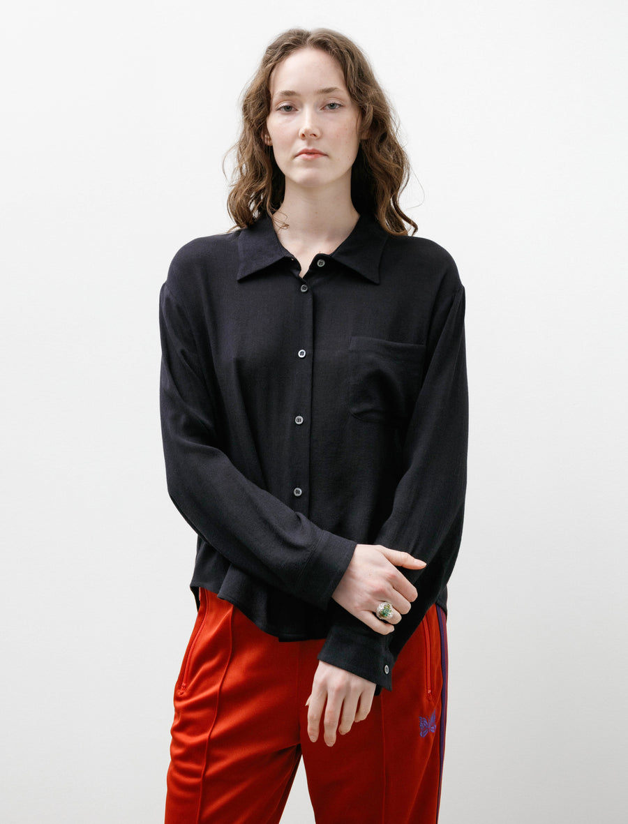 Classic Shirt Wool Navy - Image 1