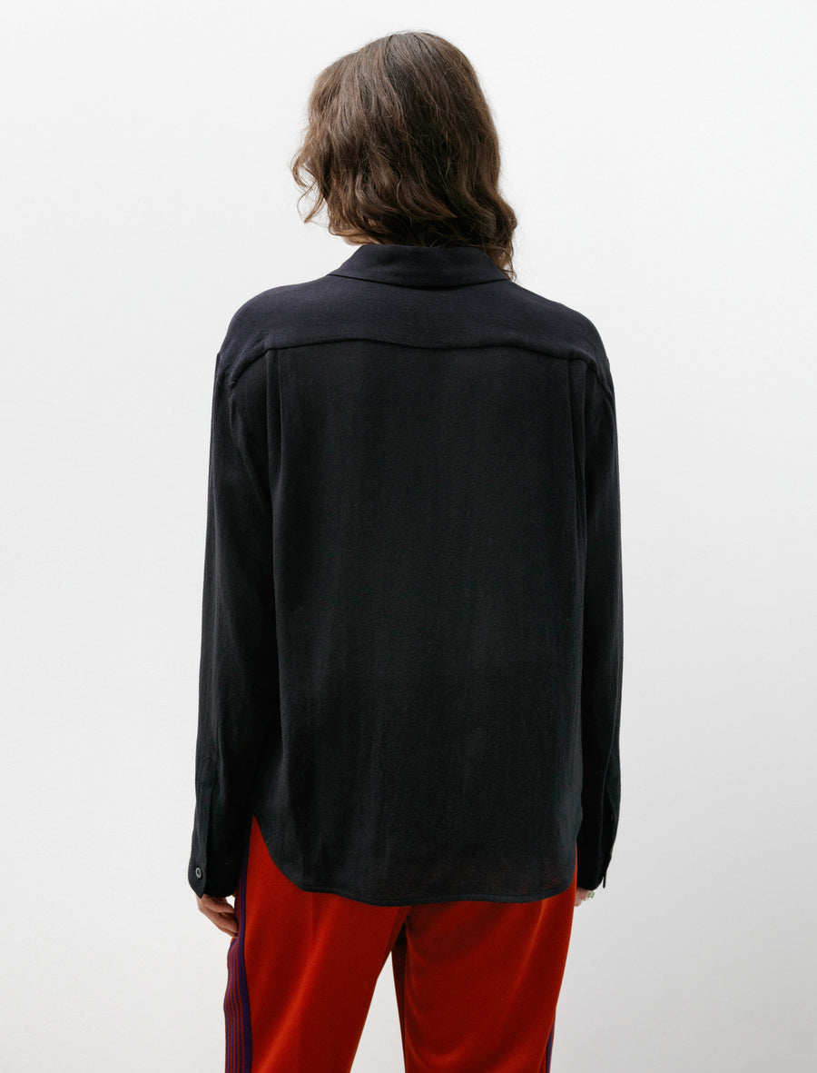 Classic Shirt Wool Navy - Image 4