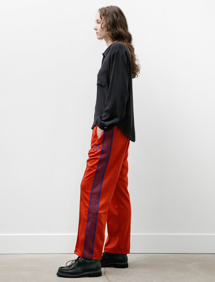Track Pant Poly Smooth Red - Image 3