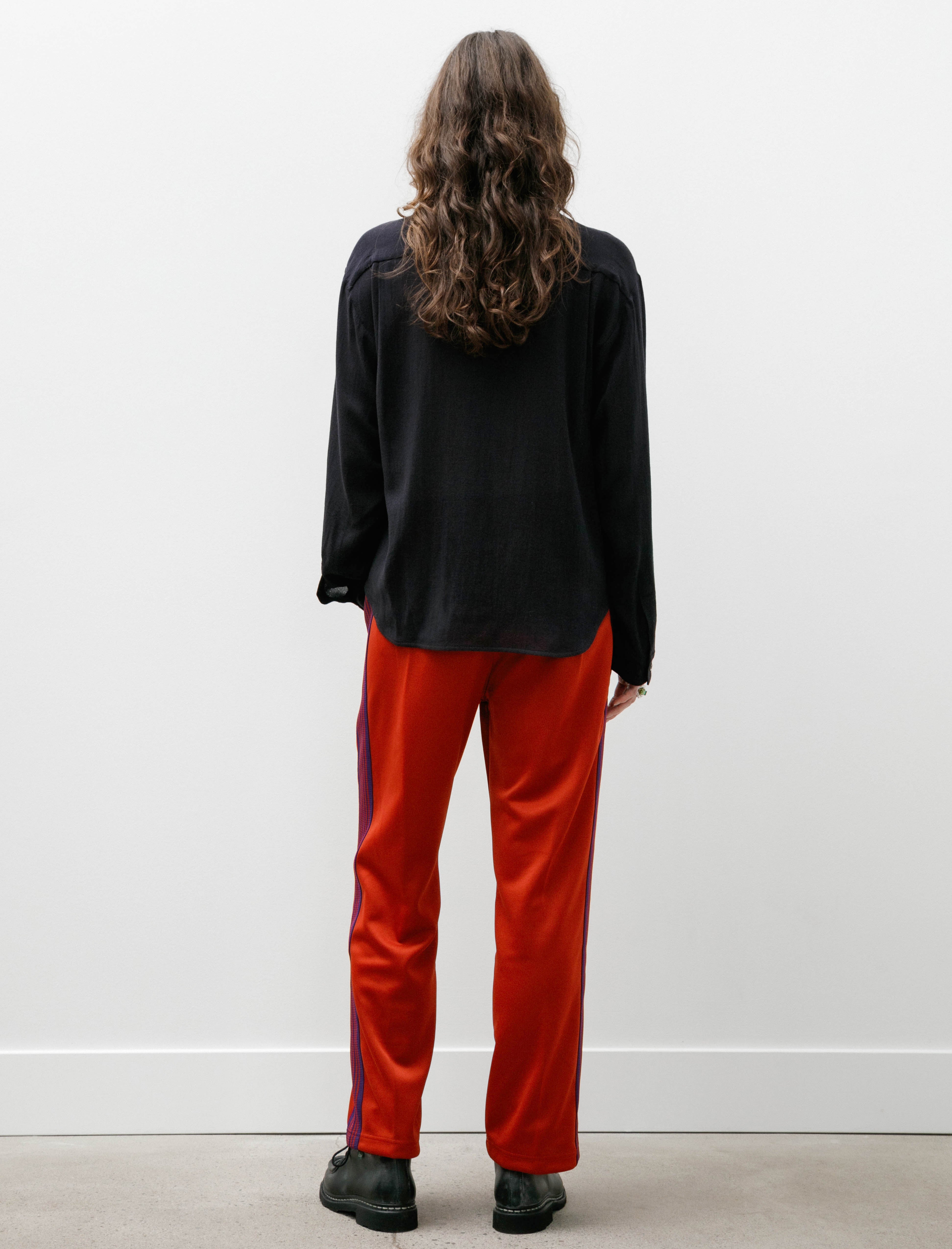 Needles Track Pant Poly Smooth Red