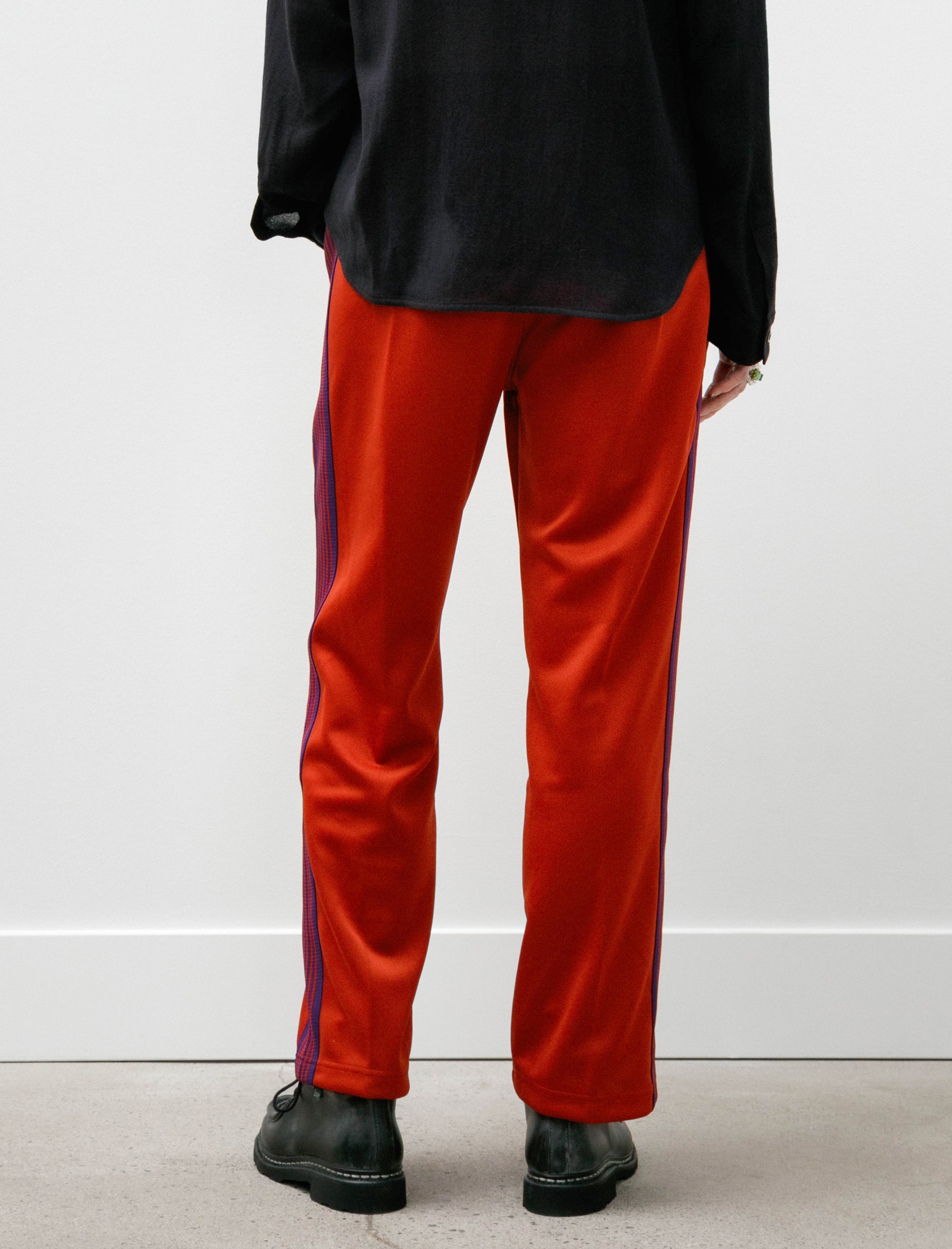 Needles Track Pant Poly Smooth Red