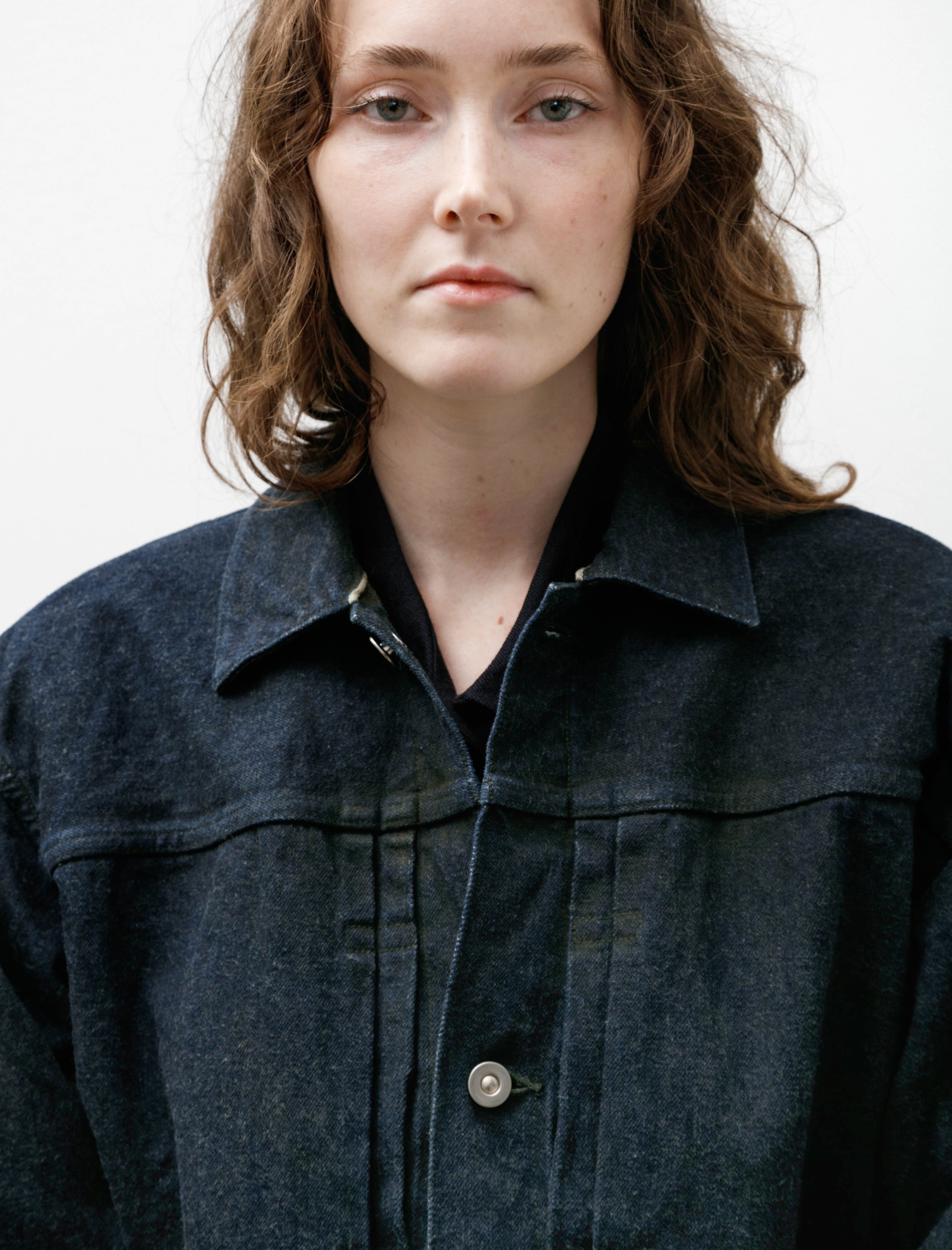 Yoko Sakamoto Pleats Blouse Yellow Ochre