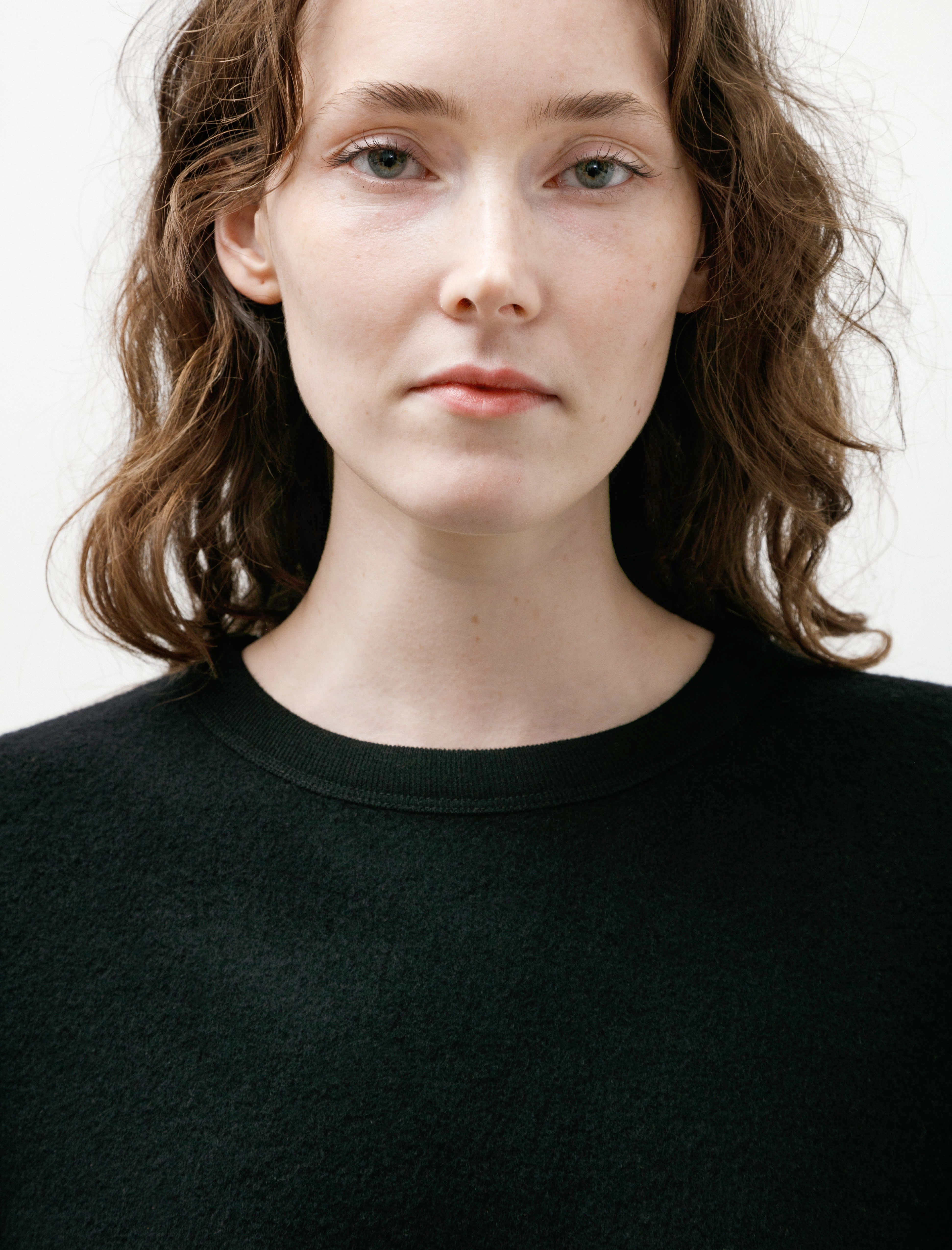 Yoko Sakamoto Crew Neck Pullover Black