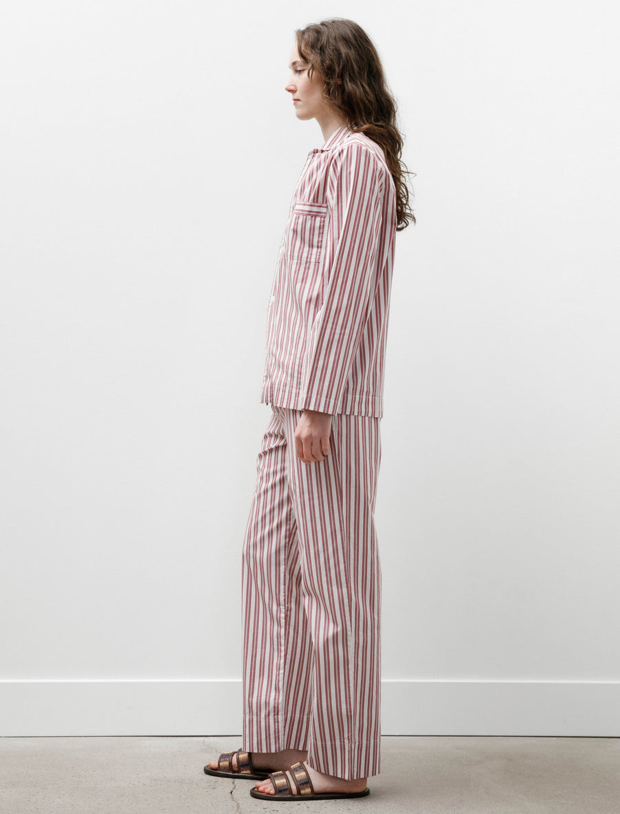 Poplin Pyjama Pants Rhubarb Stripe - Image 3