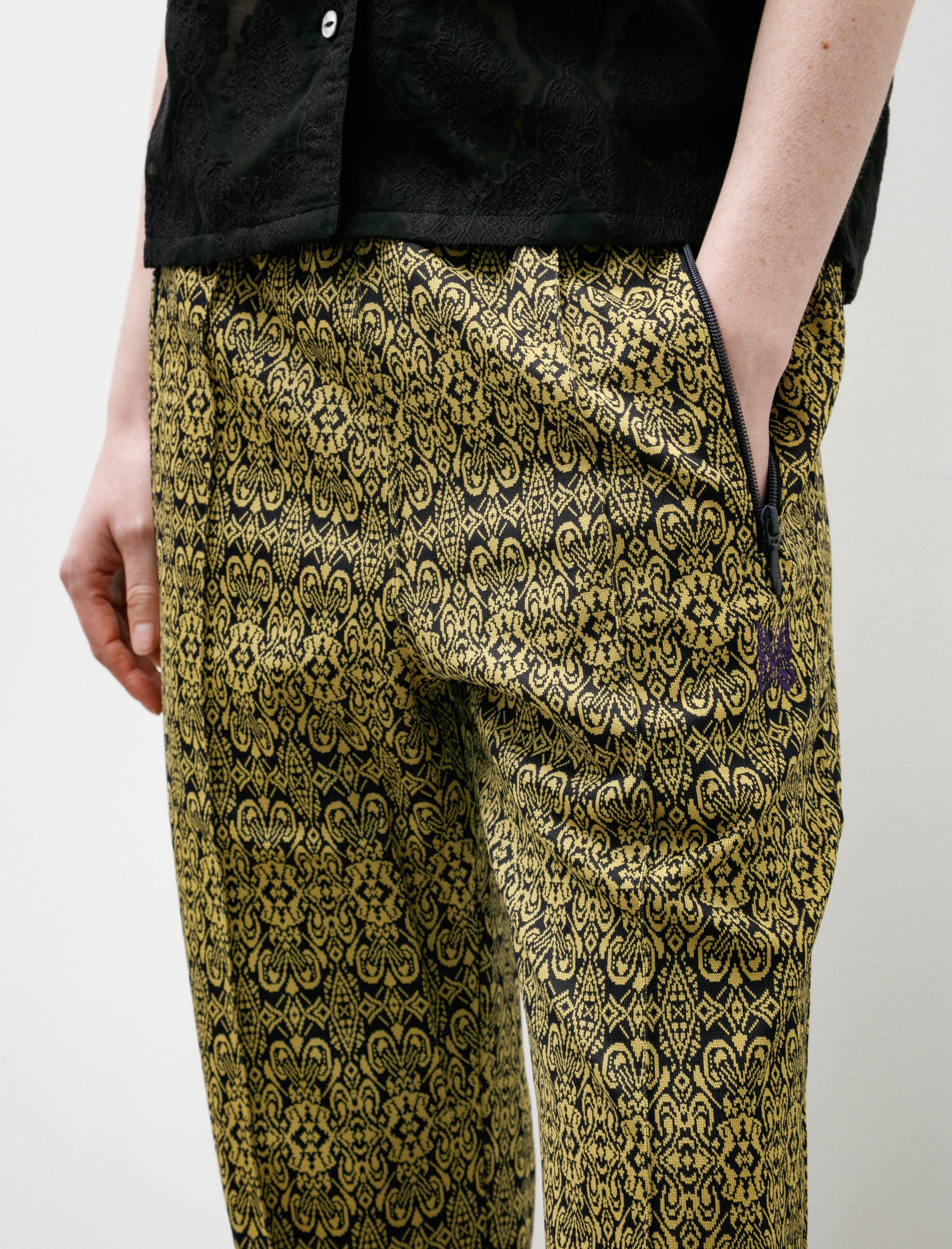 Needles Track Pant Poly Jacquard Arabesque