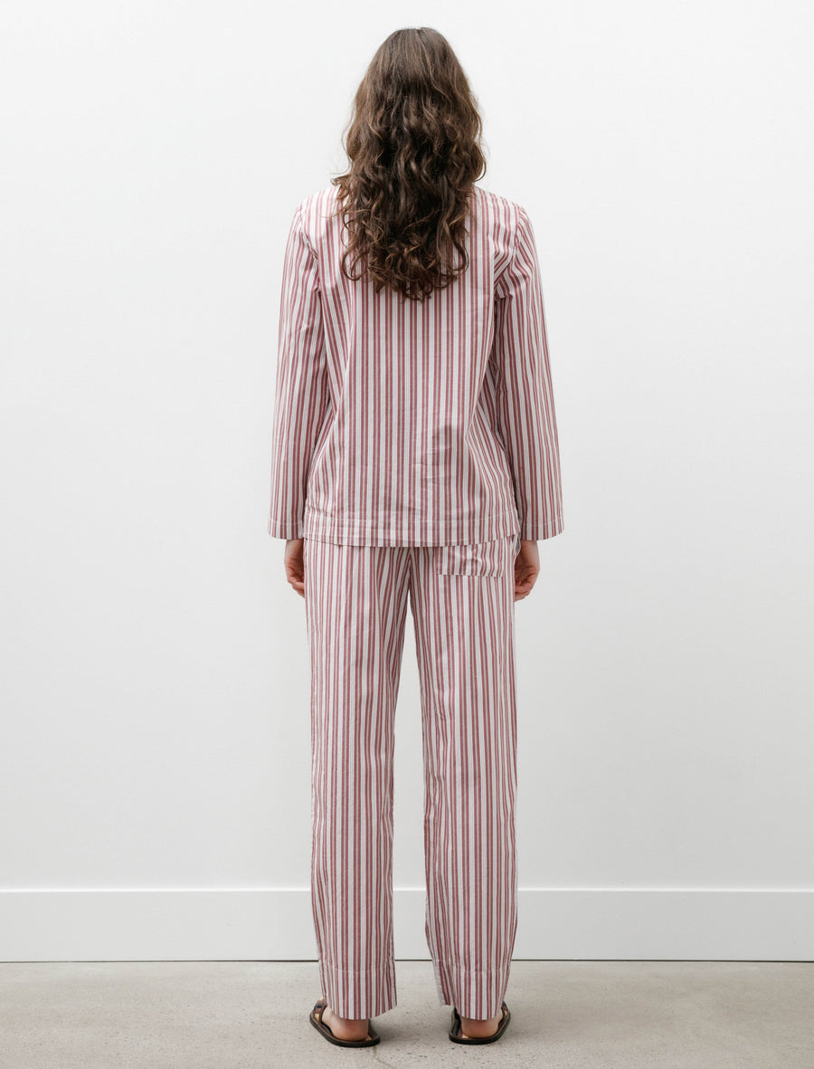 Poplin Pyjama Pants Rhubarb Stripe - Image 5