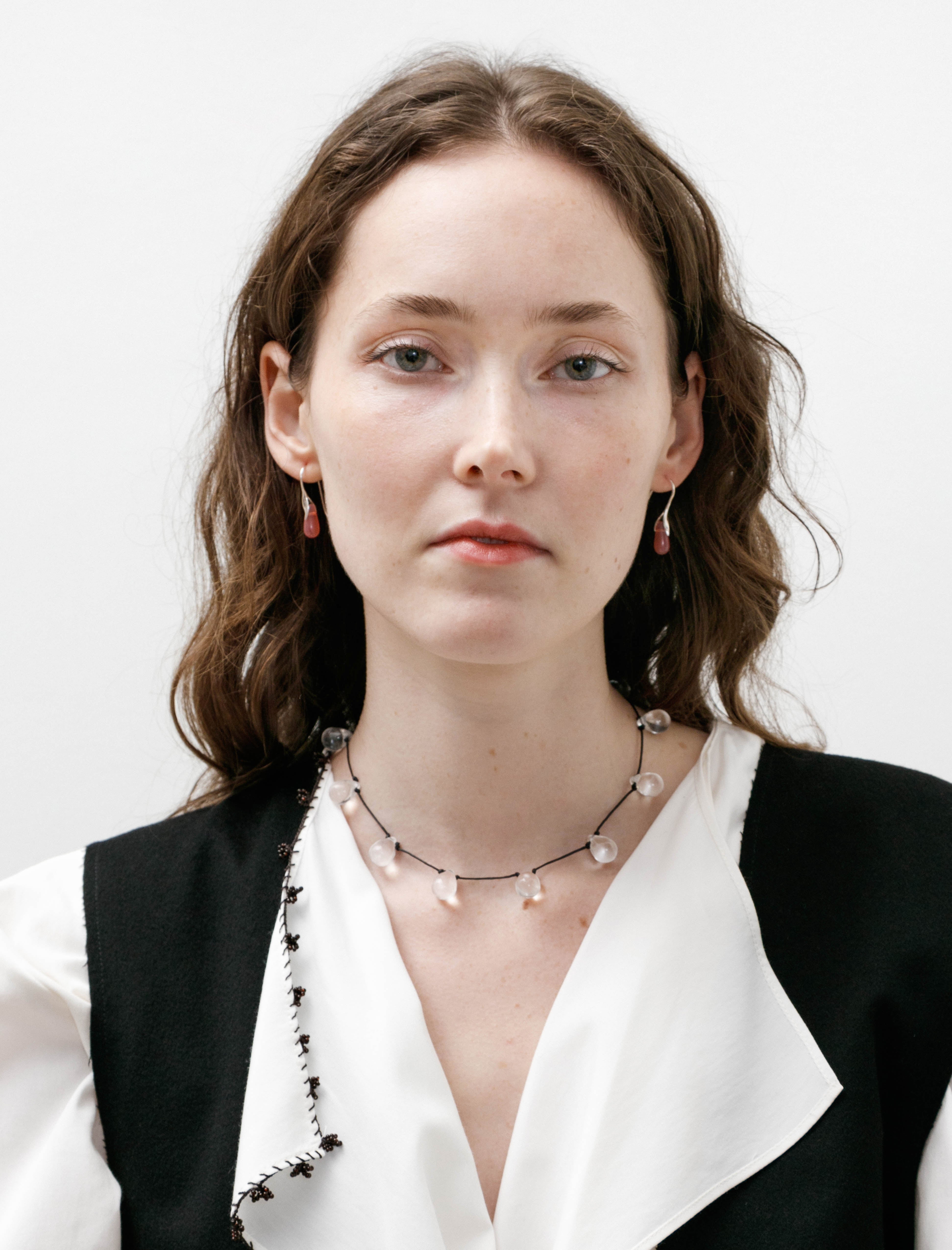 Sisi Joia Noue Necklace Clear/Black