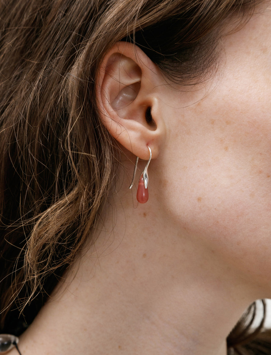 Mini Brote Earrings Opaline Pink - Image 2