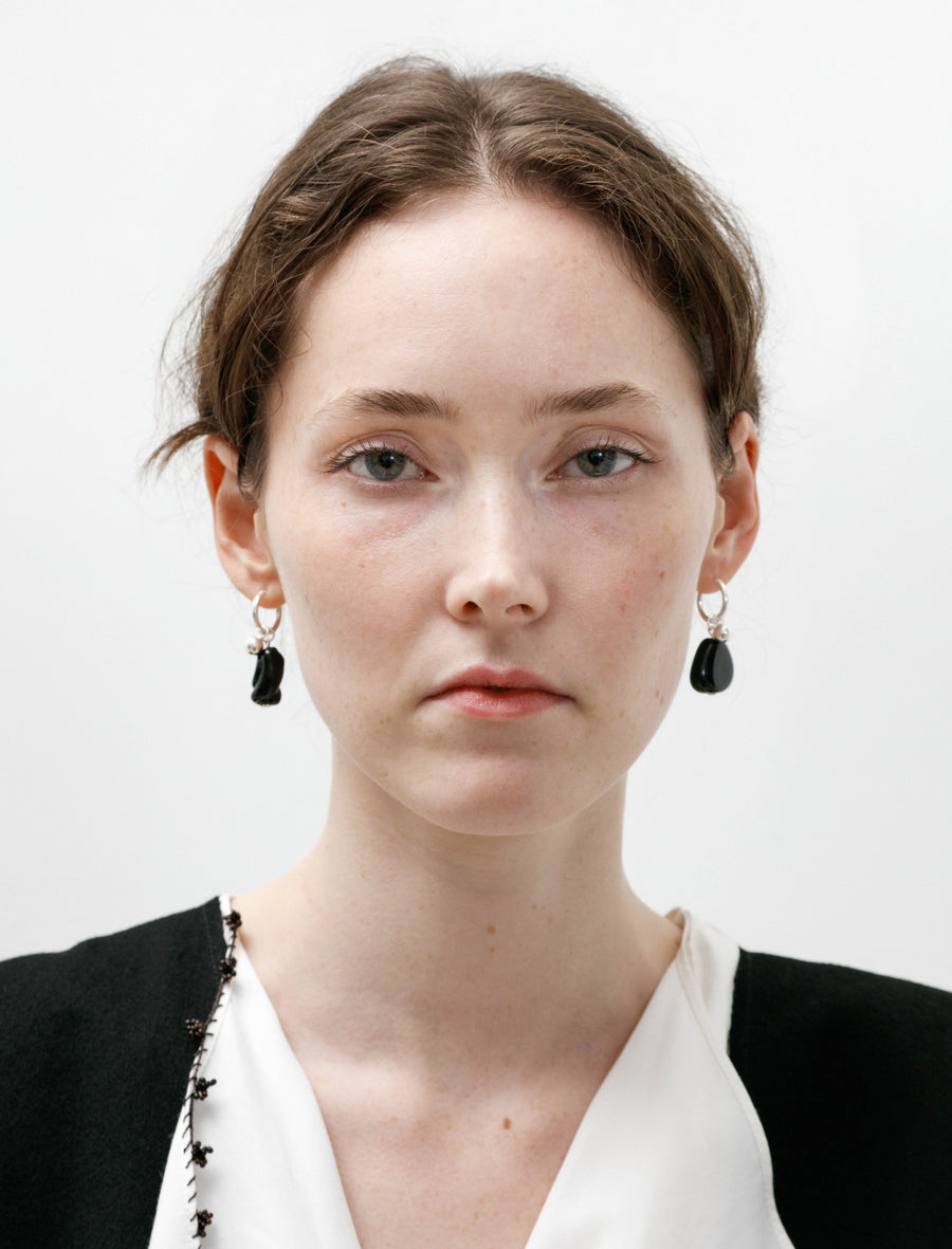 Andre Earrings Black - Image 1