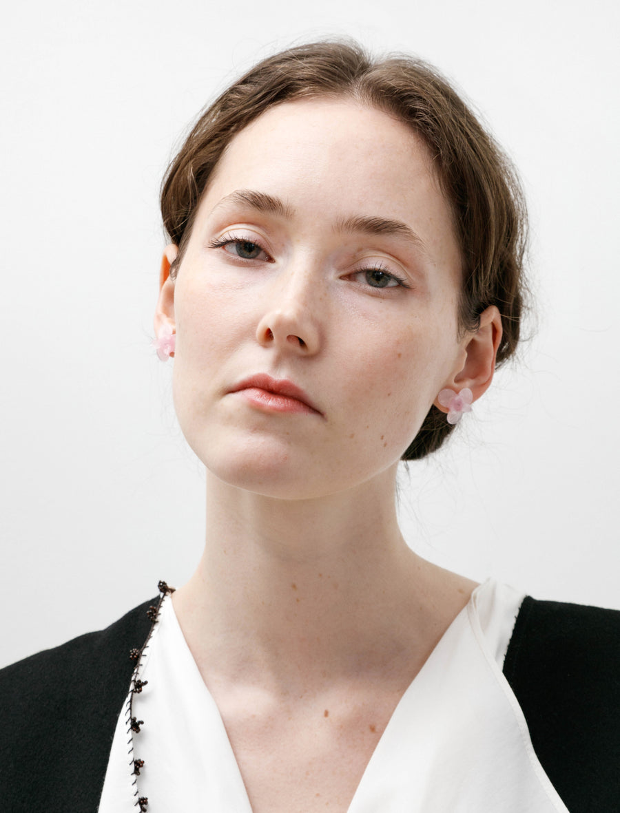 Pensee Earrings Opaline Pink - Image 3