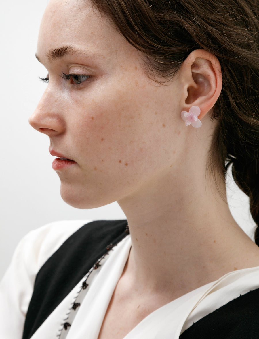 Pensee Earrings Opaline Pink - Image 1