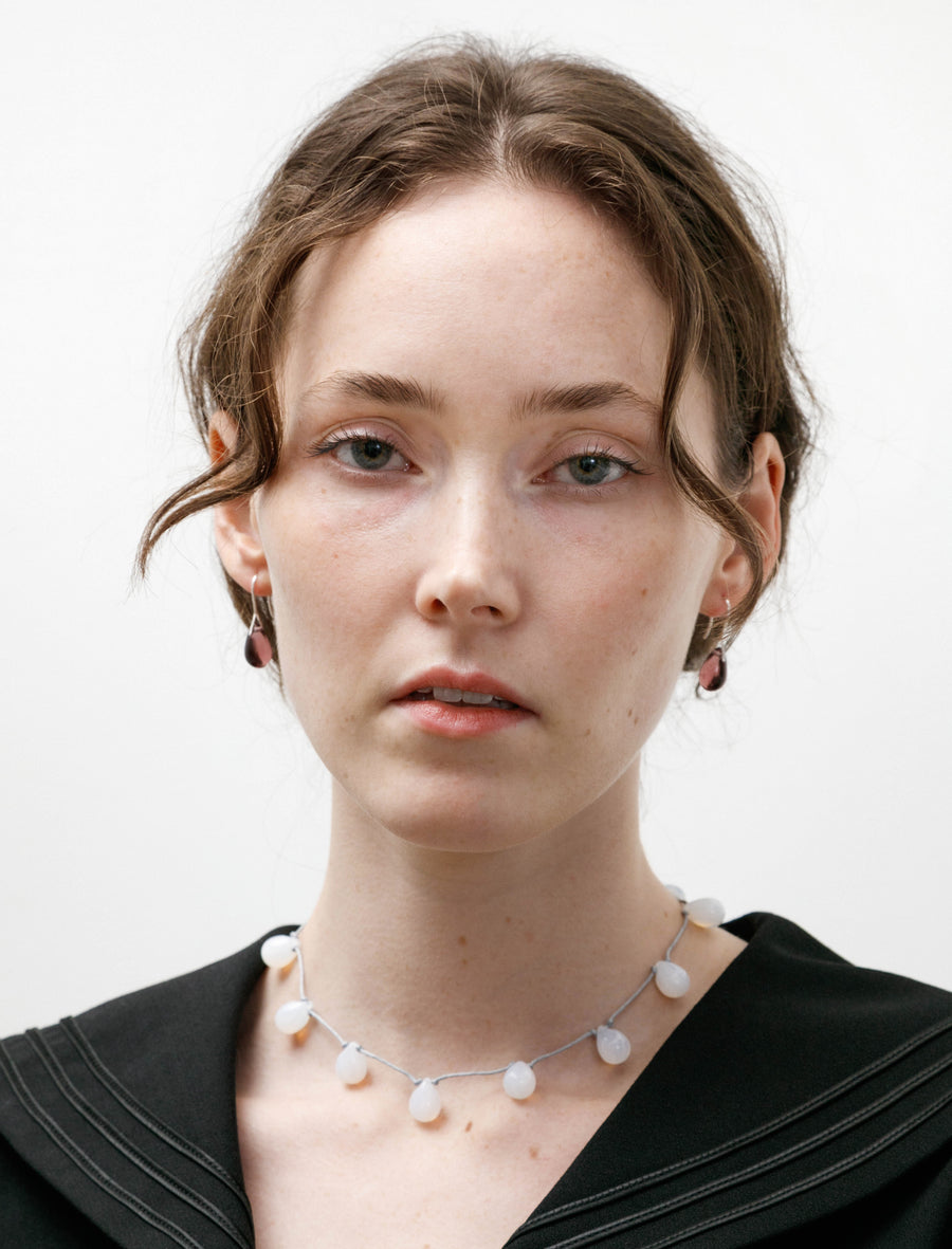 Noue Necklace Opaline White/Grey - Image 2