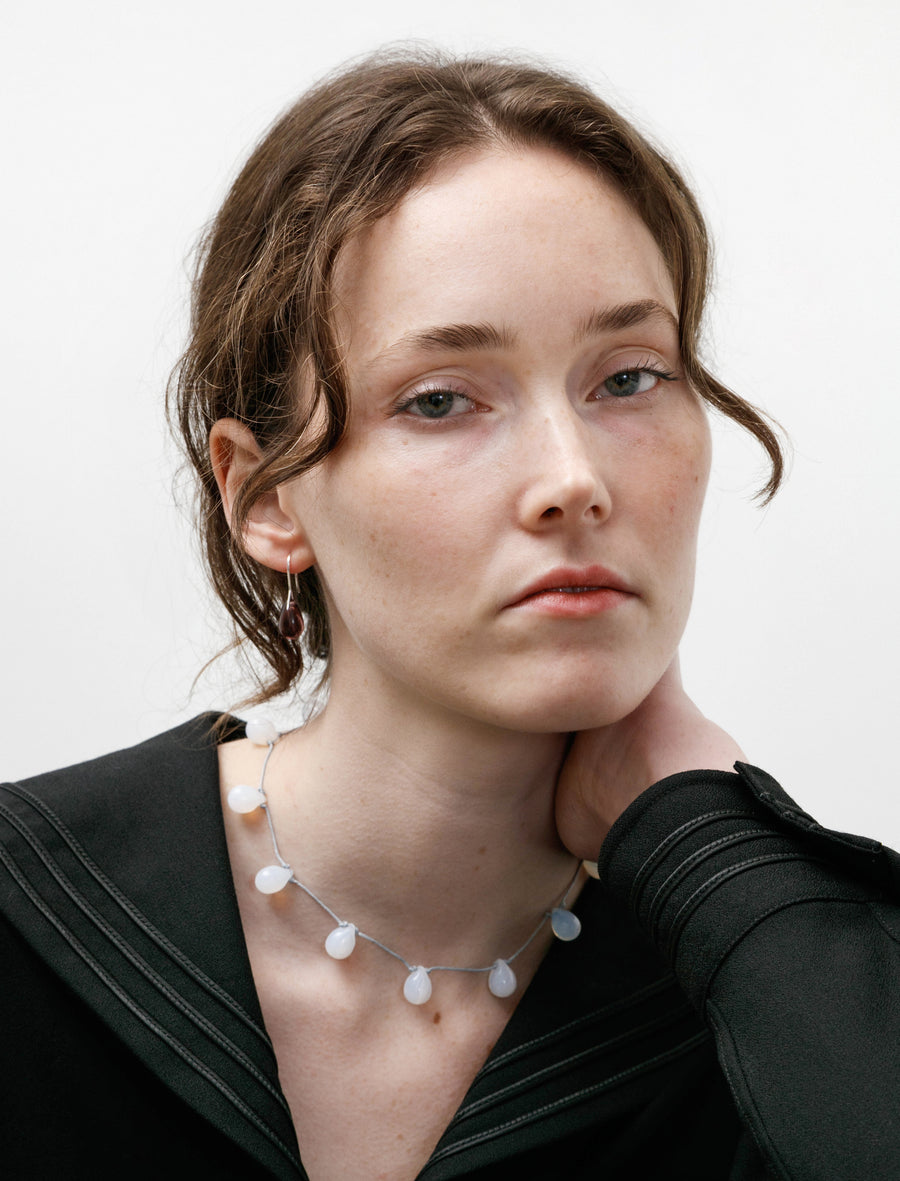 Noue Necklace Opaline White/Grey - Image 1