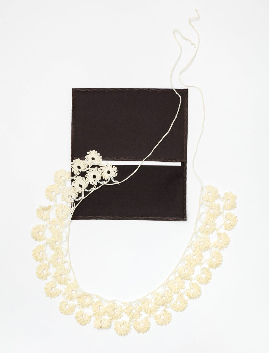 Oya Embroidery Belt Beige - Image 1