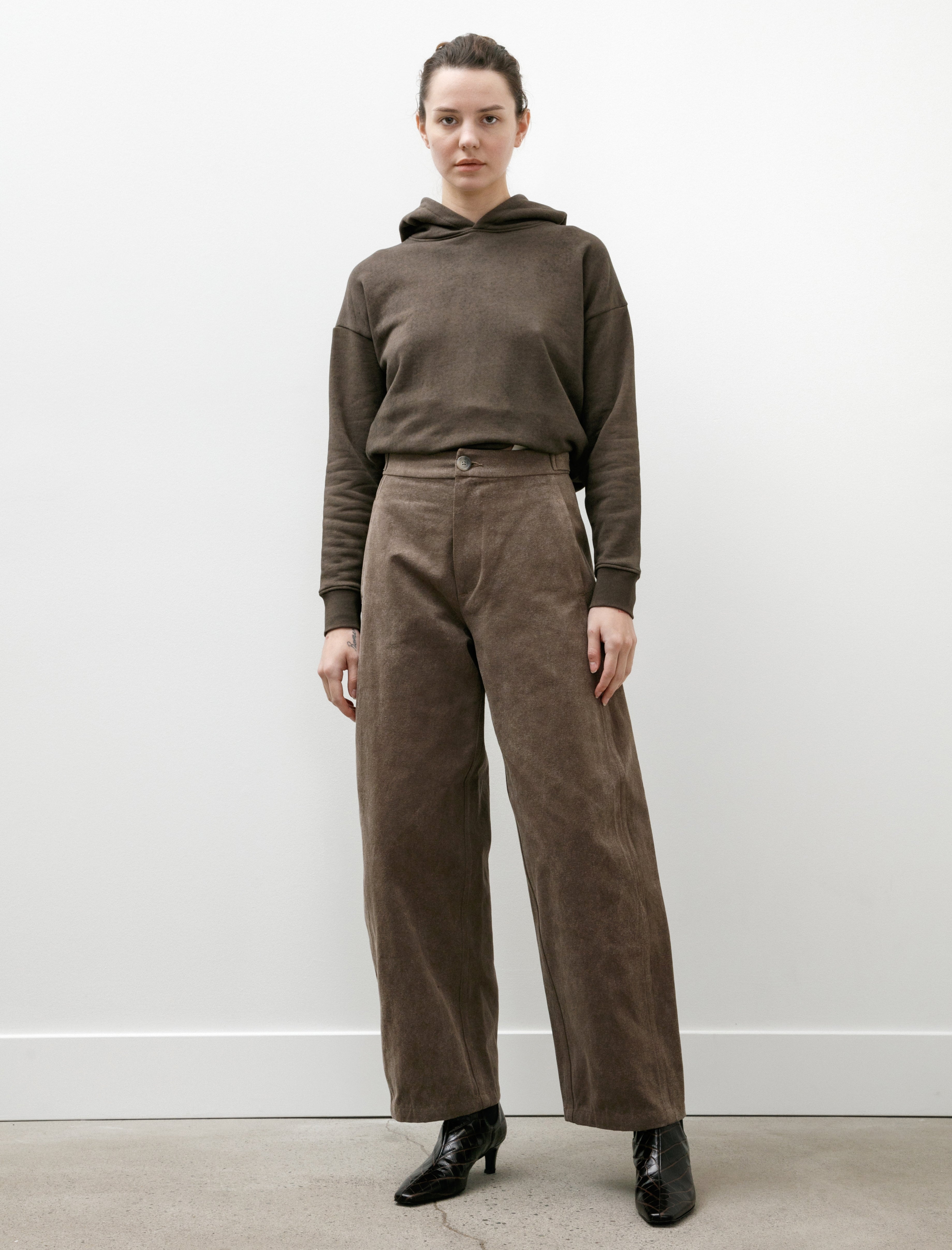 Lauren Manoogian Canvas Pants Washed Cinder